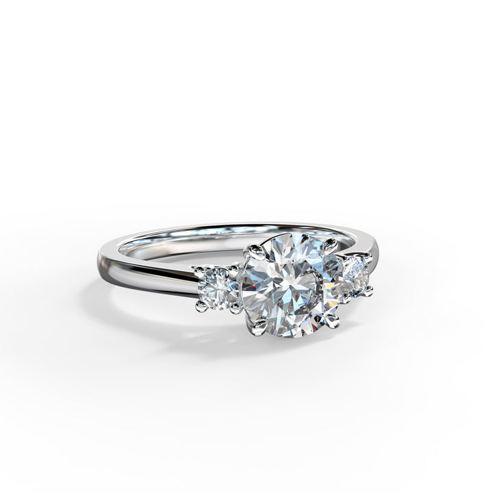 Alice Round Trilogy Engagement ring