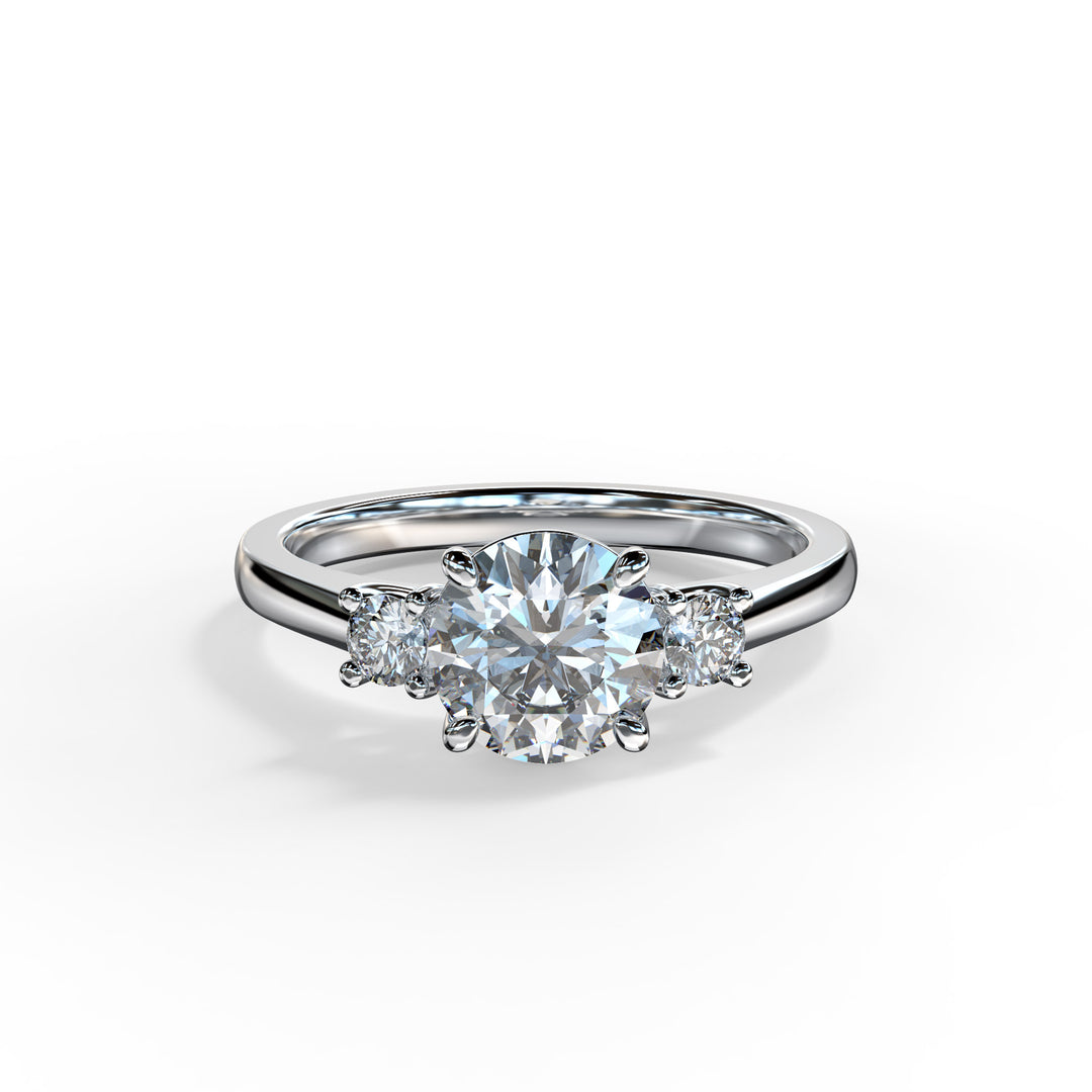 Alice Round Trilogy Engagement ring