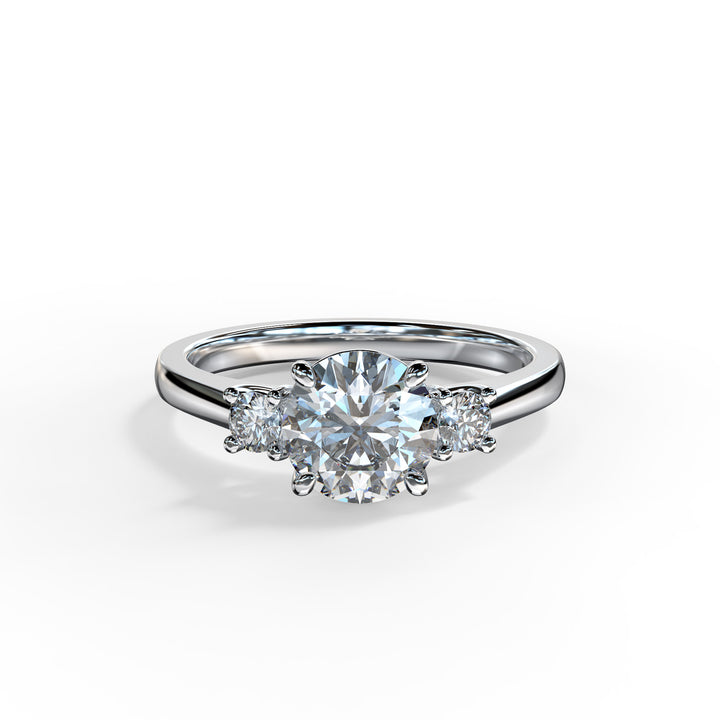 Alice Round Trilogy Engagement ring