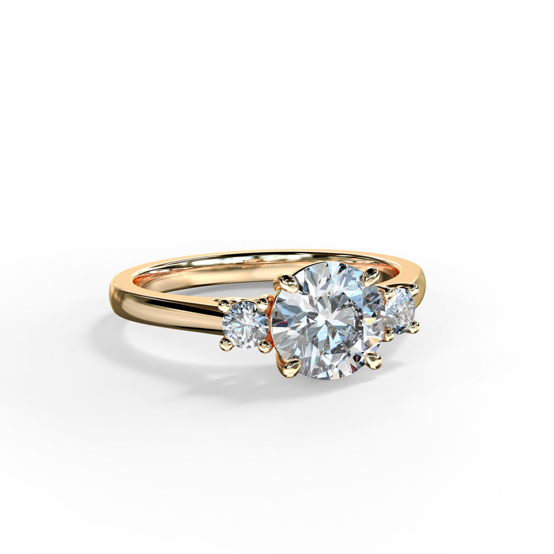 Alice Round Trilogy Engagement ring