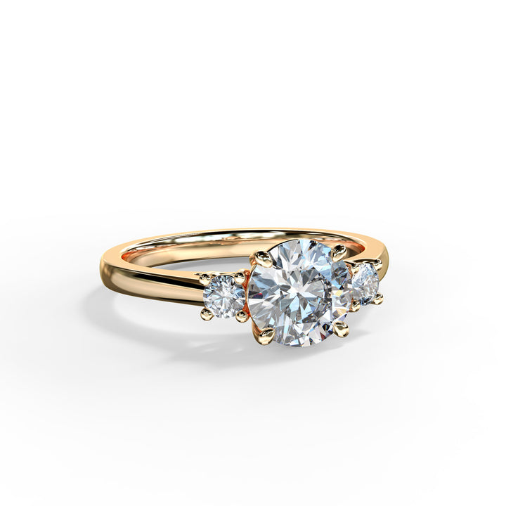 Alice Round Trilogy Engagement ring