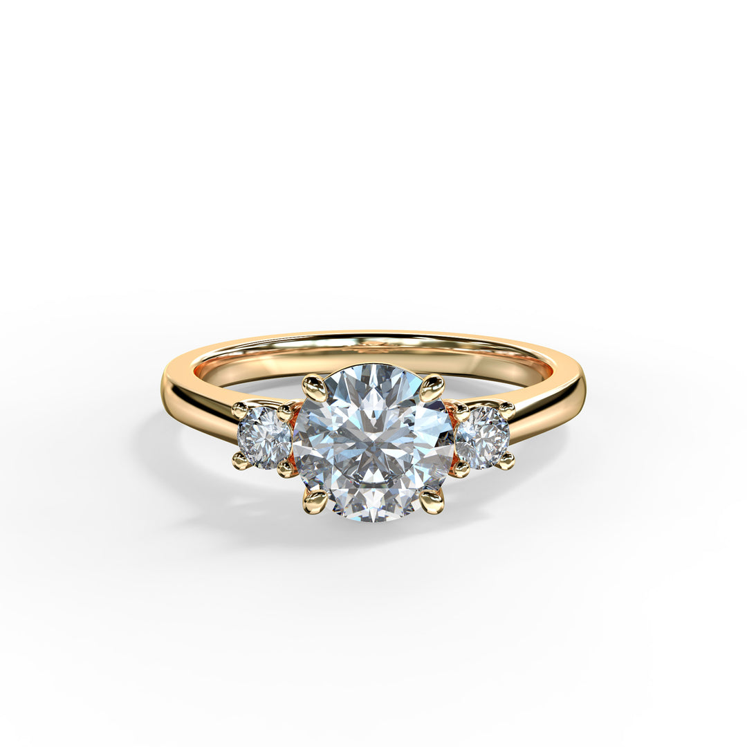 Alice Round Trilogy Engagement ring