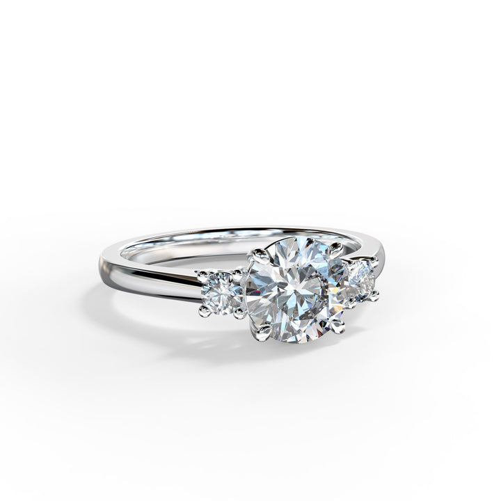 Alice Round Trilogy Engagement ring