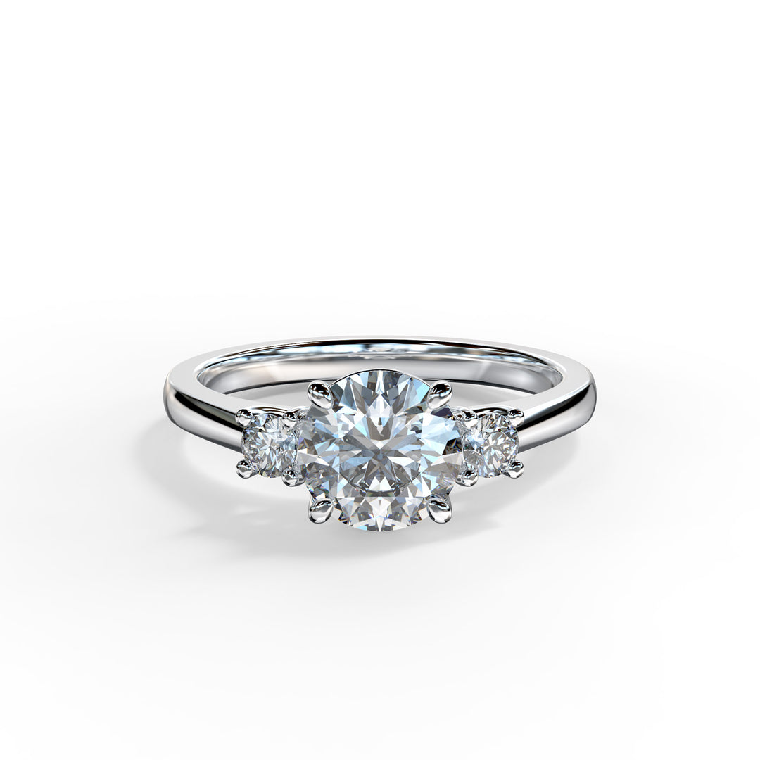 Alice Round Trilogy Engagement ring