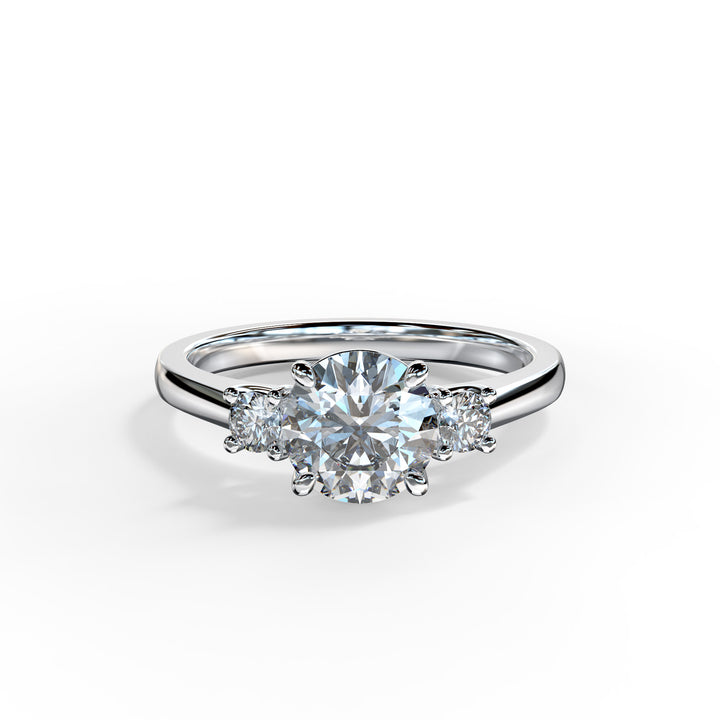 Alice Round Trilogy Engagement ring
