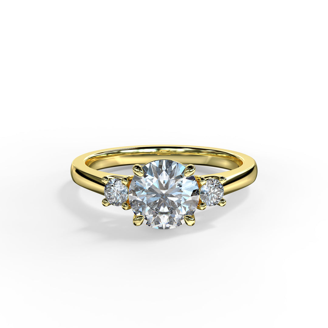 Alice Round Trilogy Engagement ring