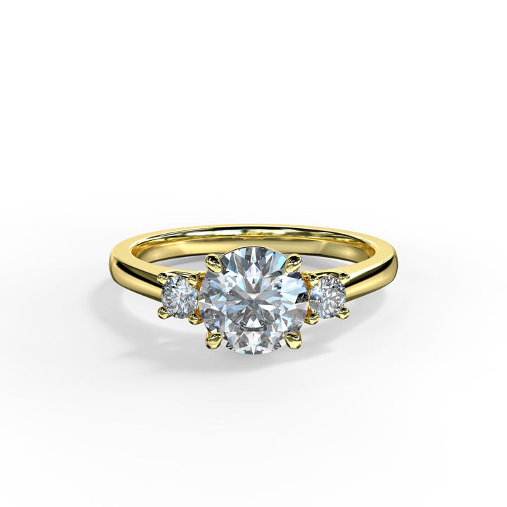 Alice Round Trilogy Engagement ring