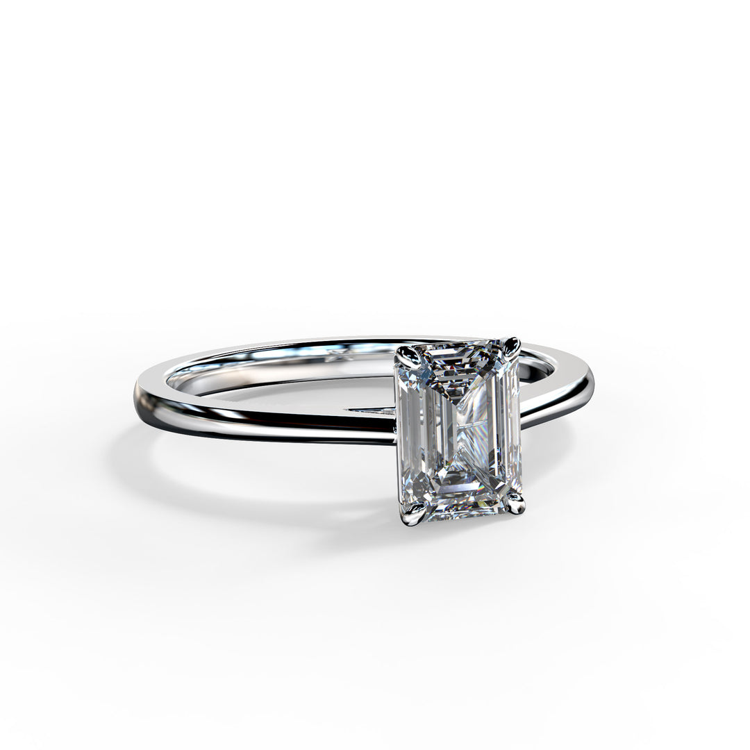 Amelia Emerald Engagement ring