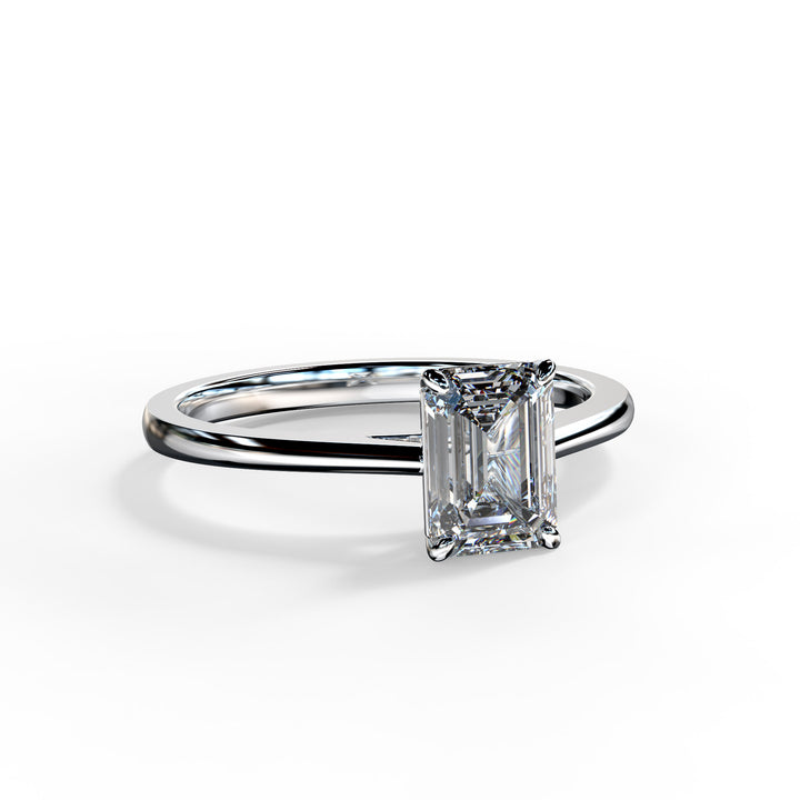 Amelia Emerald Engagement ring