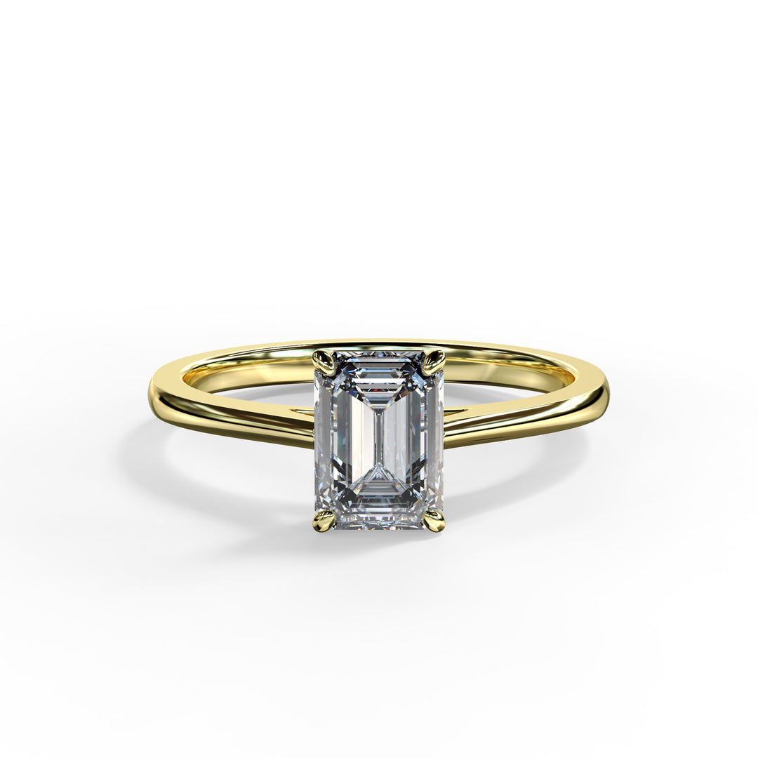 Amelia Emerald Engagement ring