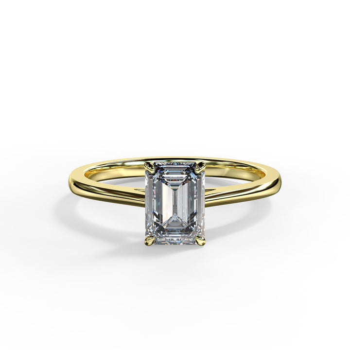 Amelia Emerald Engagement ring