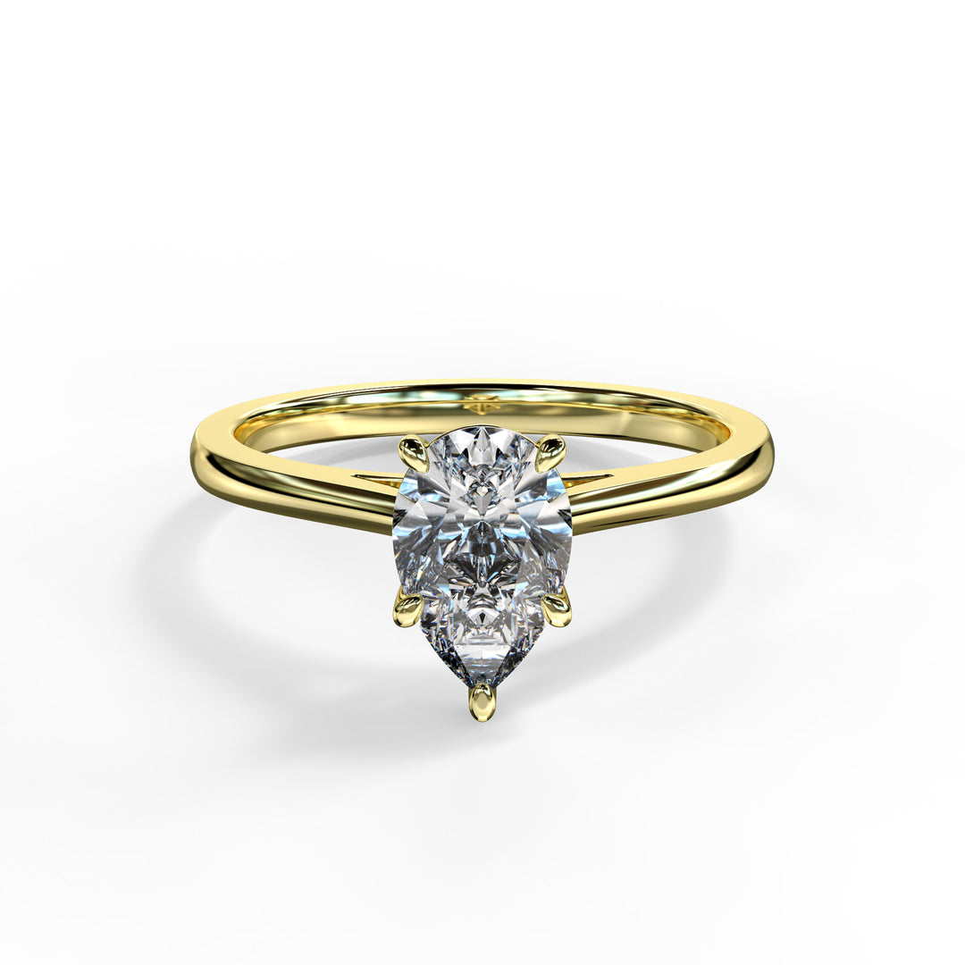 Amelia Pear Engagement ring