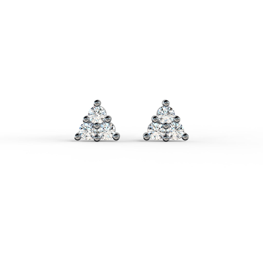 Anna Trilogy Diamond Earrings