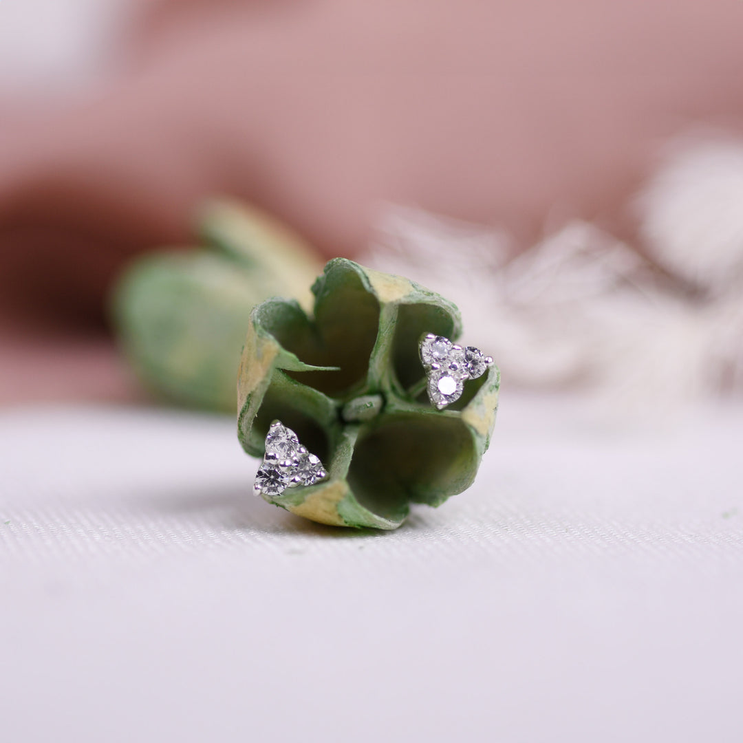 Anna Trilogy Diamond Earrings