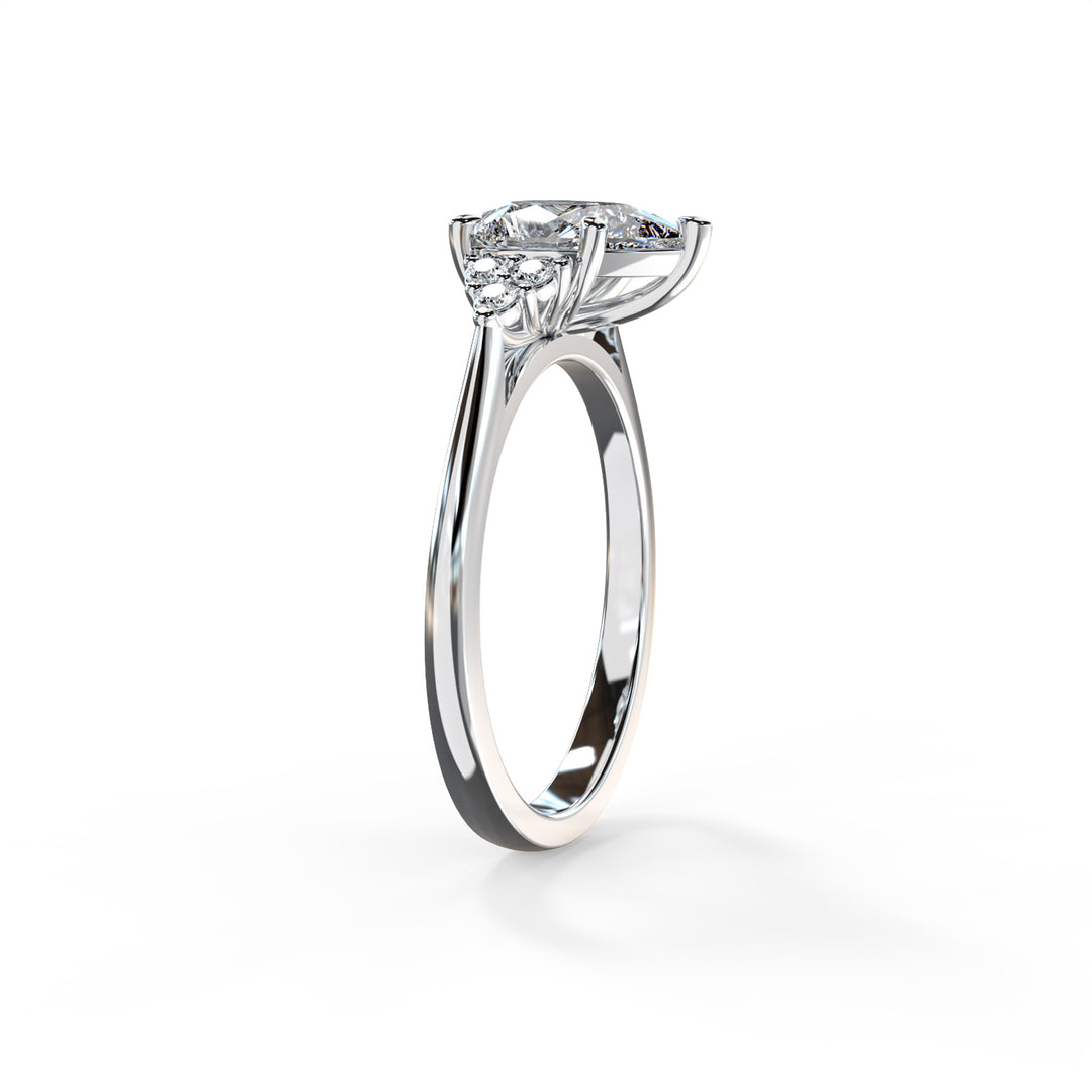 Laya Pear Cluster Engagement ring