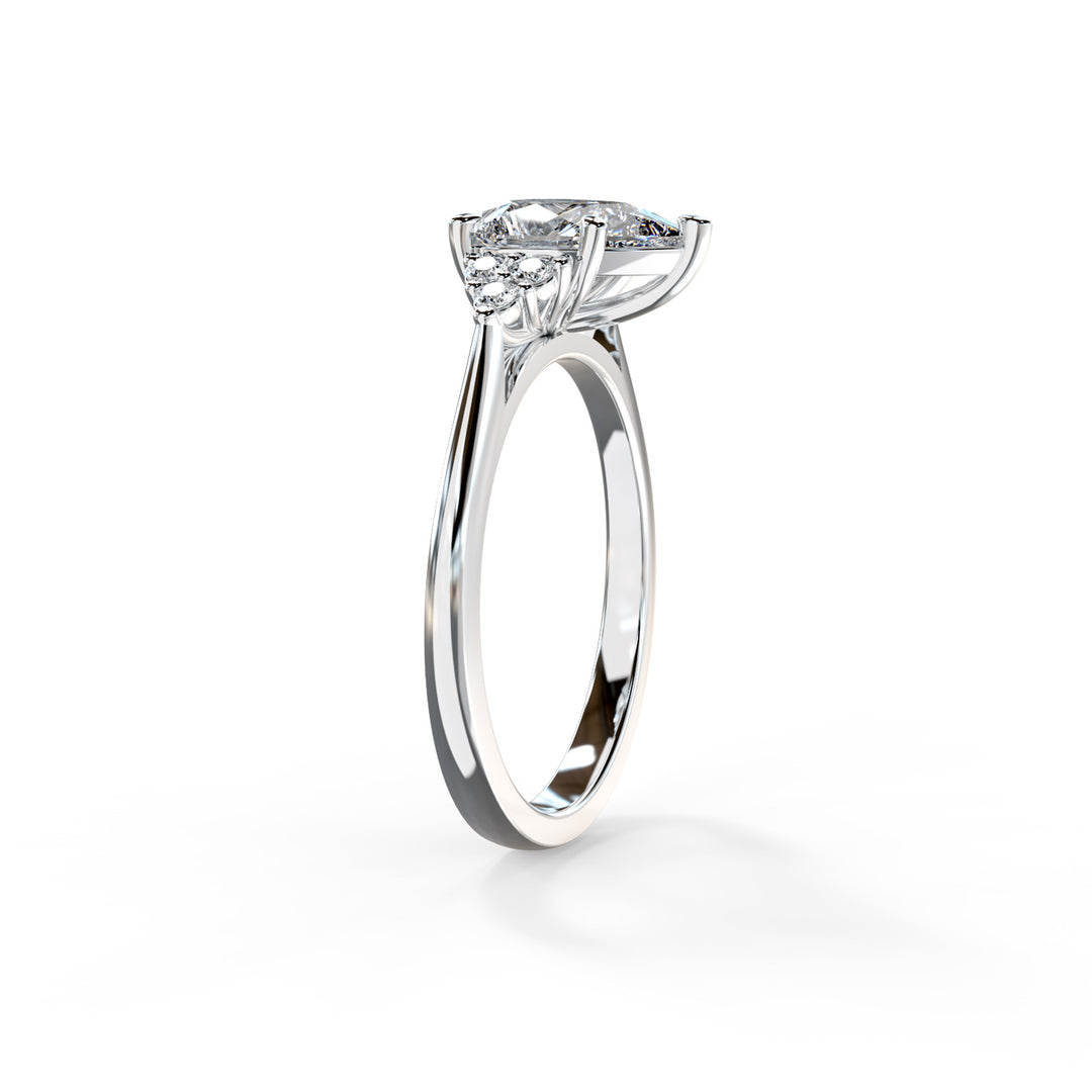 Laya Pear Cluster Engagement ring