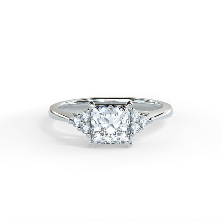 Laya Princess Cluster Engagement ring