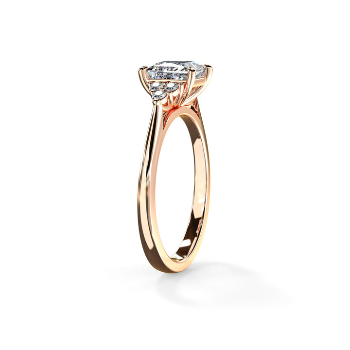 Laya Princess Cluster Engagement ring