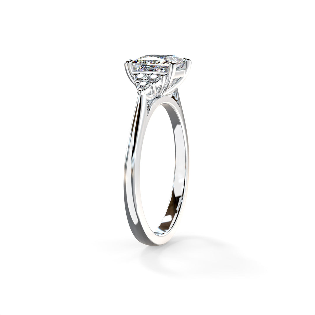 Laya Princess Cluster Engagement ring