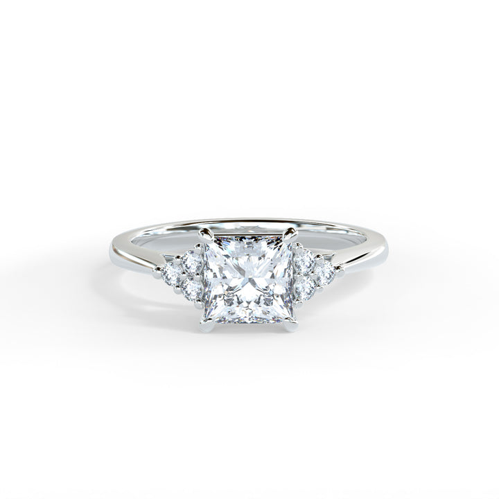 Laya Princess Cluster Engagement ring