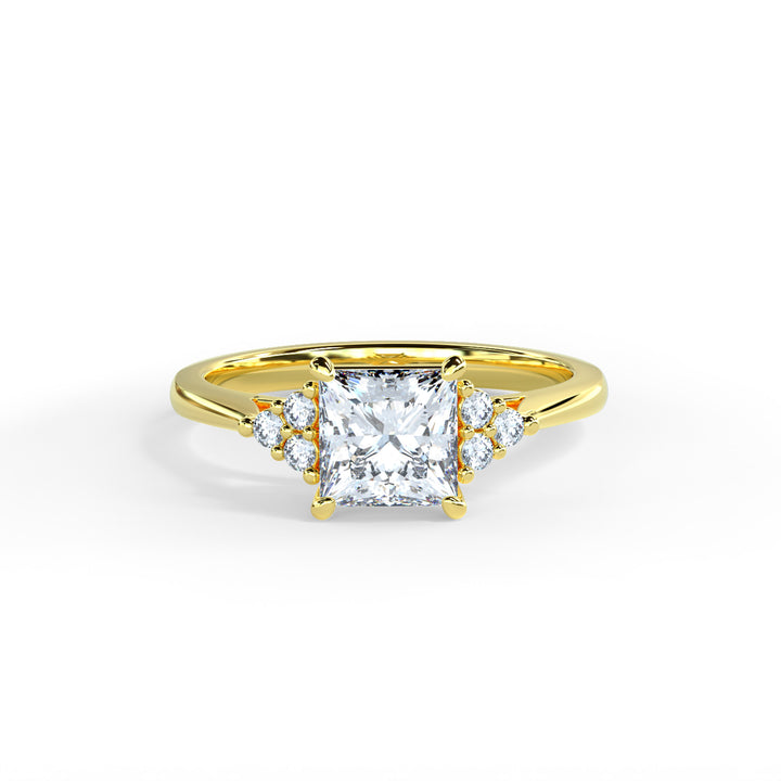 Laya Princess Cluster Engagement ring