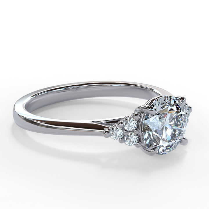 Laya Round Cluster Engagement ring