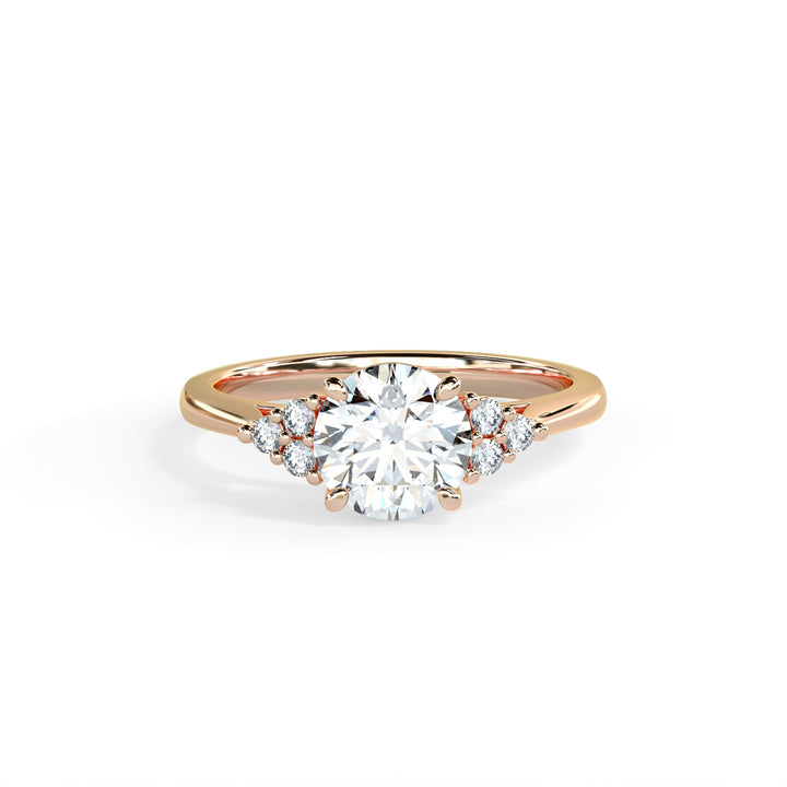 Laya Round Cluster Engagement ring