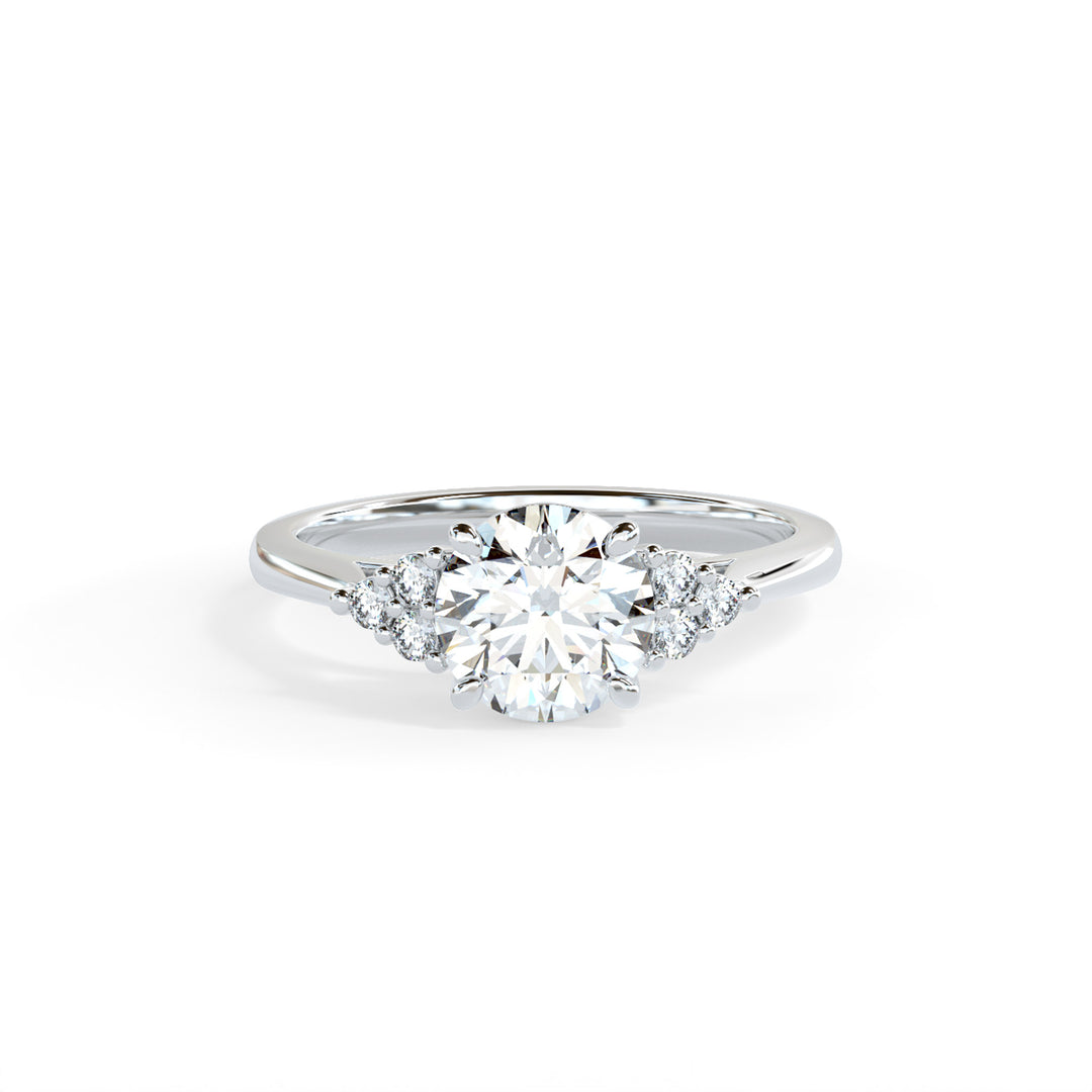 Laya Round Cluster Engagement ring