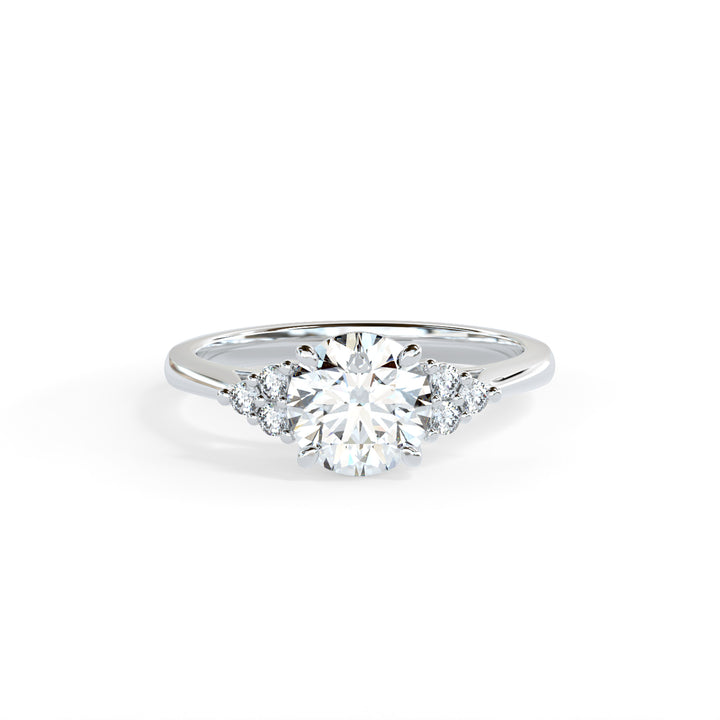 Laya Round Cluster Engagement ring