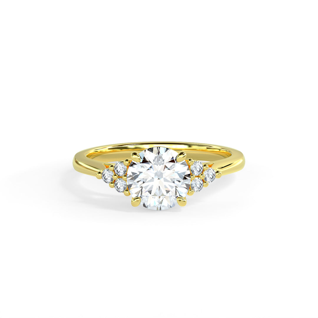 Laya Round Cluster Engagement ring