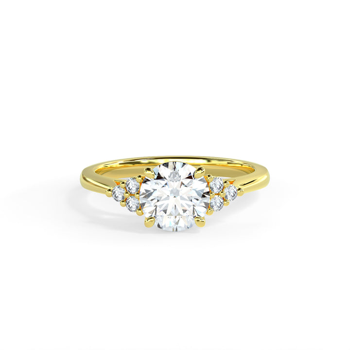 Laya Round Cluster Engagement ring