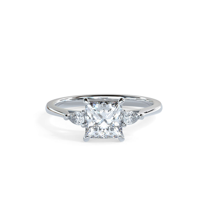 Lydia Princess Trilogy Engagement ring