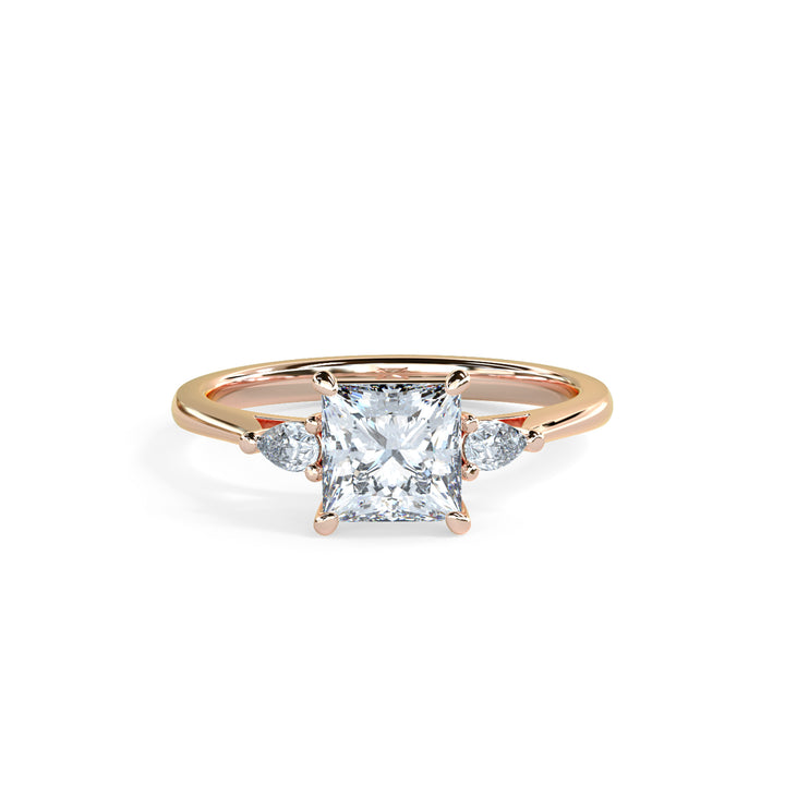 Lydia Princess Trilogy Engagement ring