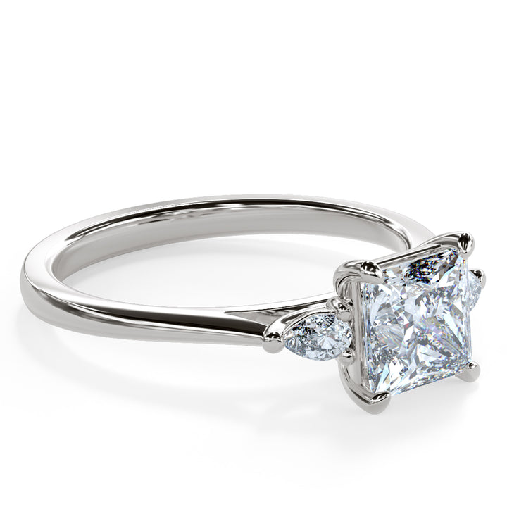 Lydia Princess Trilogy Engagement ring