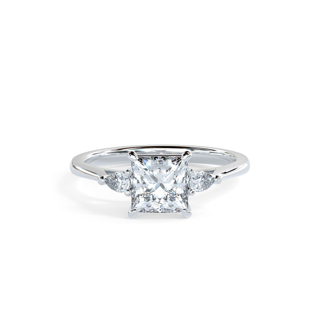 Lydia Princess Trilogy Engagement ring