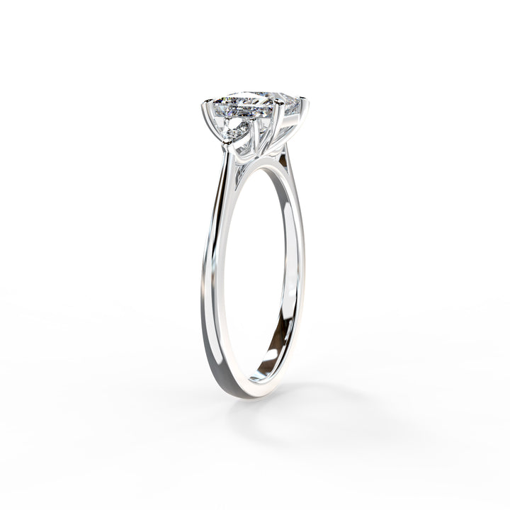 Lydia Princess Trilogy Engagement ring