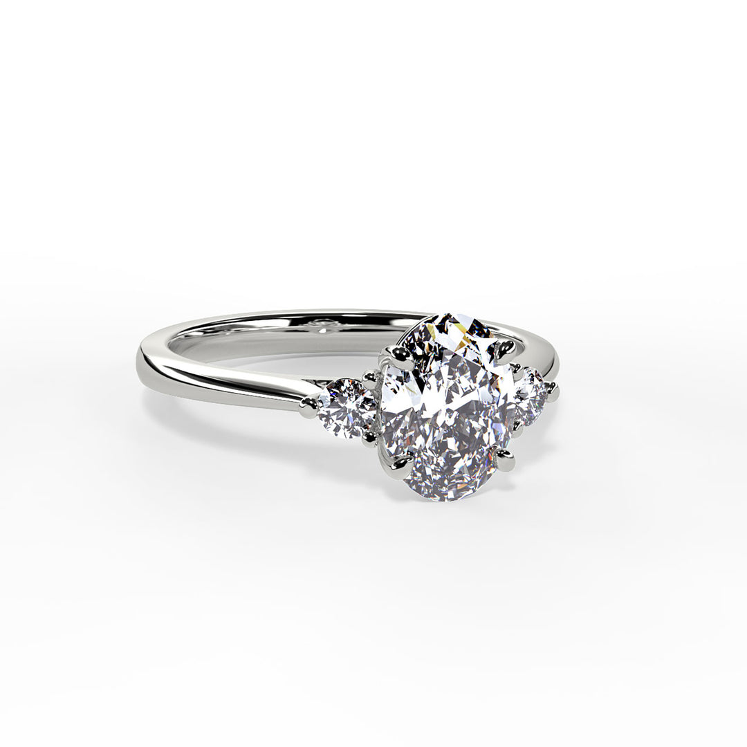 Lyla Pear Trilogy Engagement ring