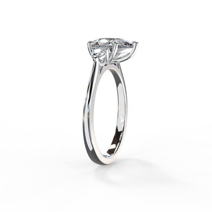 Lyla Pear Trilogy Engagement ring
