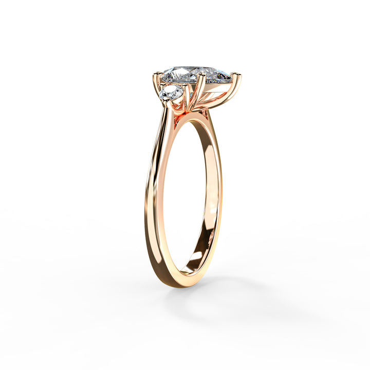 Lyla Pear Trilogy Engagement ring