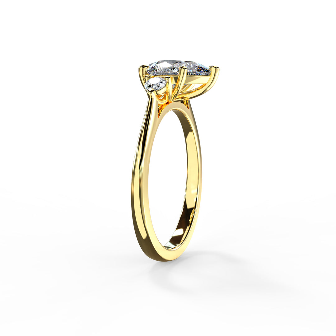 Lyla Pear Trilogy Engagement ring