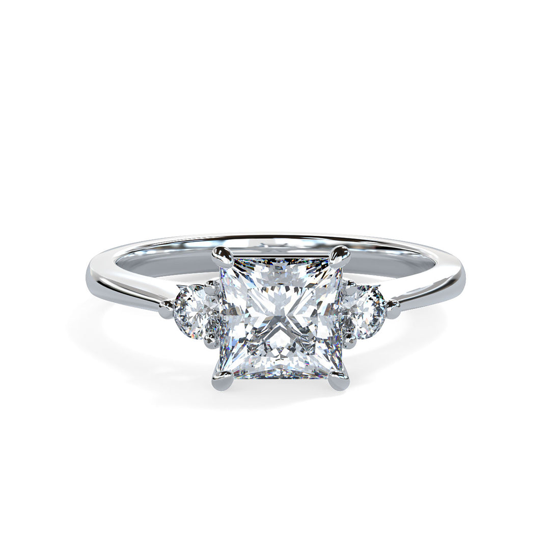 Lyla Princess Trilogy Engagement ring