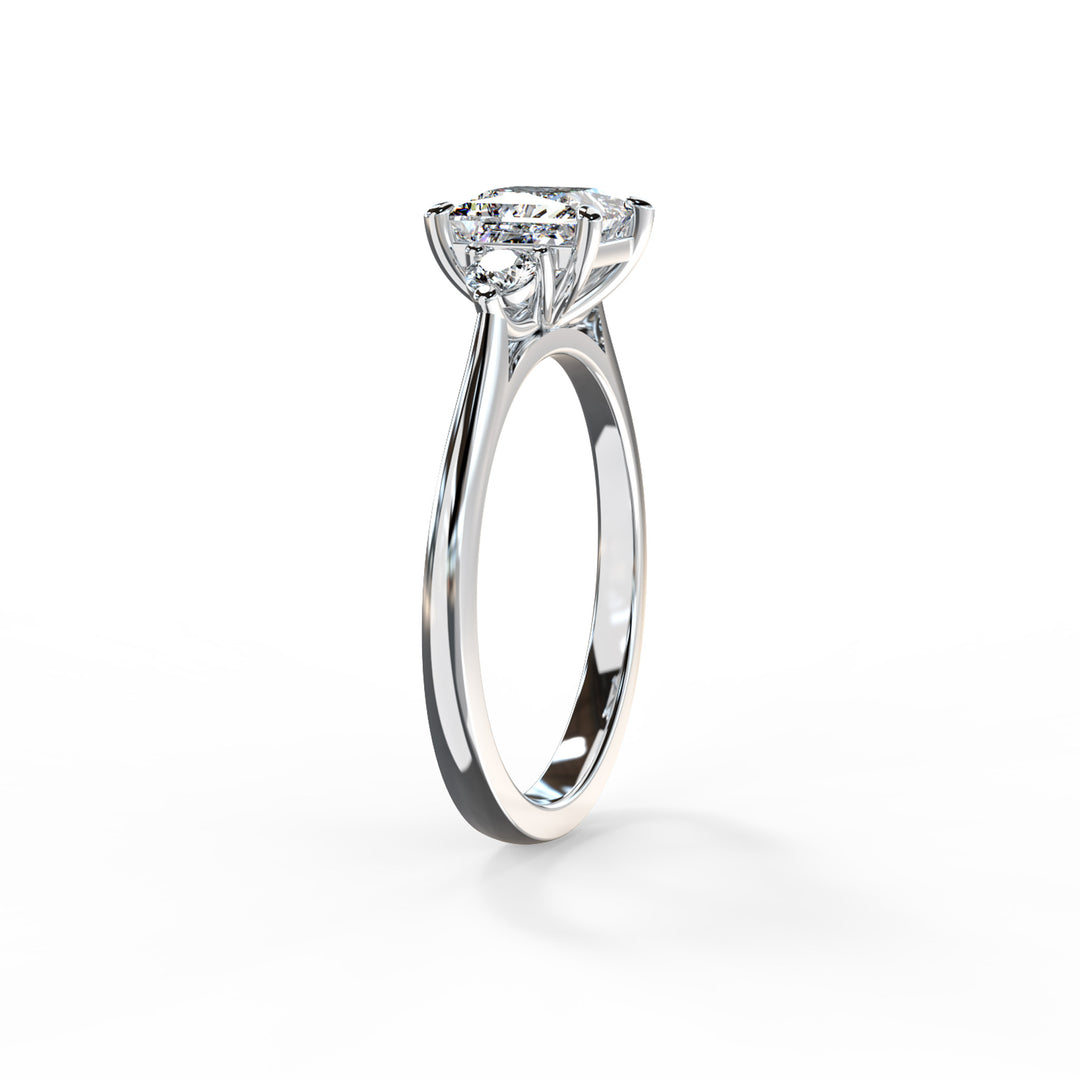 Lyla Princess Trilogy Engagement ring