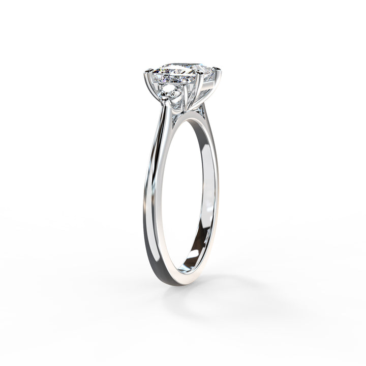 Lyla Princess Trilogy Engagement ring
