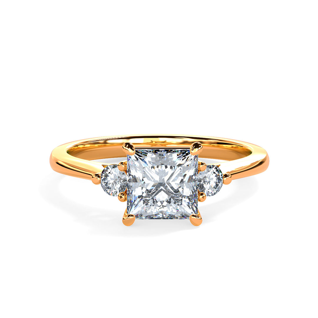 Lyla Princess Trilogy Engagement ring