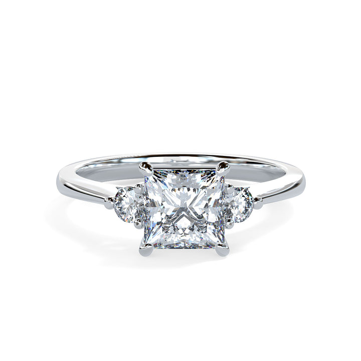 Lyla Princess Trilogy Engagement ring