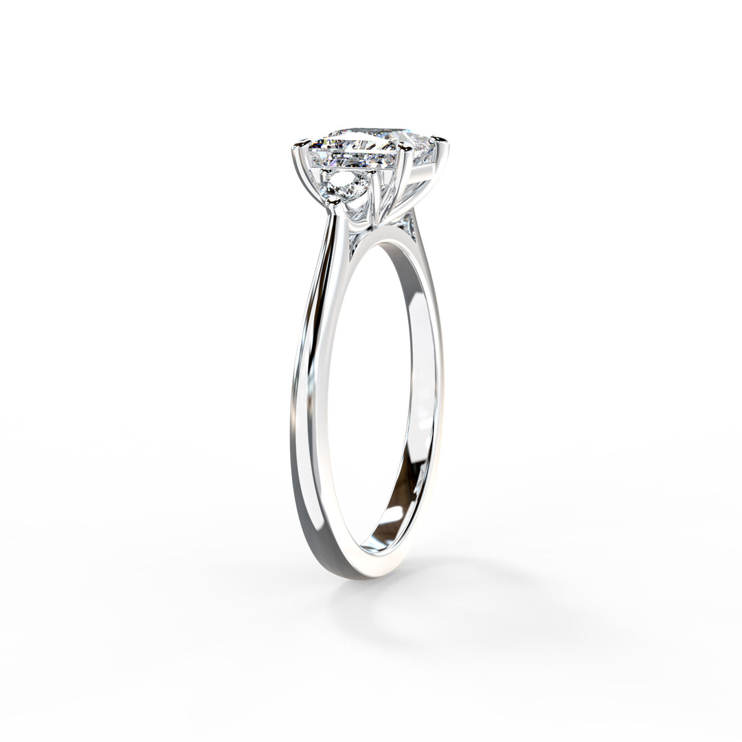 Lyla Princess Trilogy Engagement ring