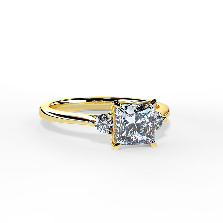 Lyla Princess Trilogy Engagement ring