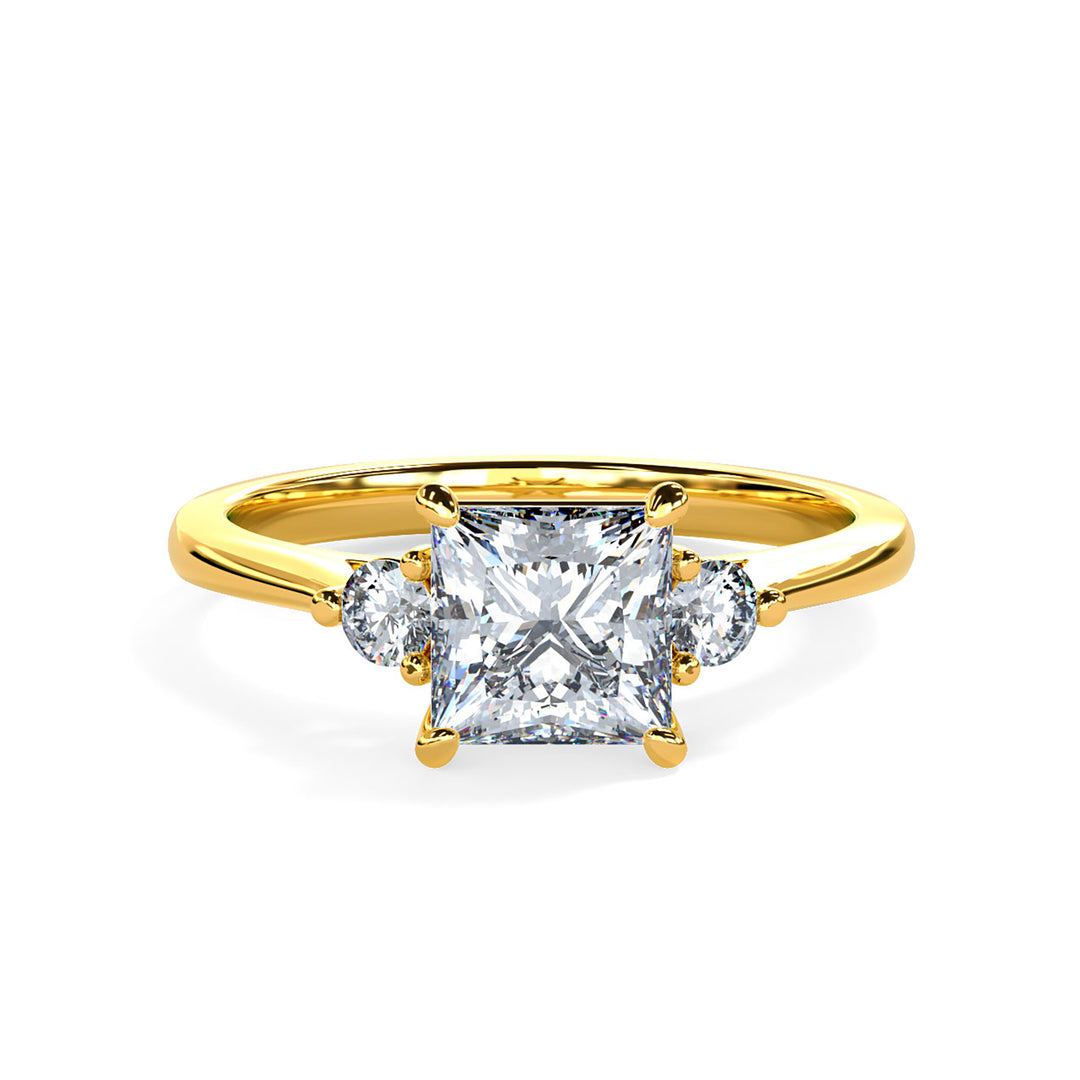 Lyla Princess Trilogy Engagement ring