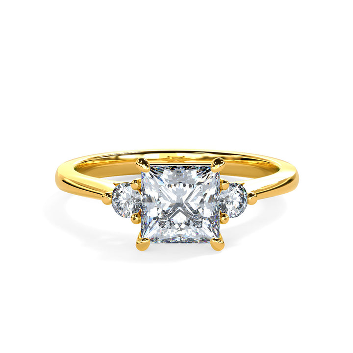 Lyla Princess Trilogy Engagement ring