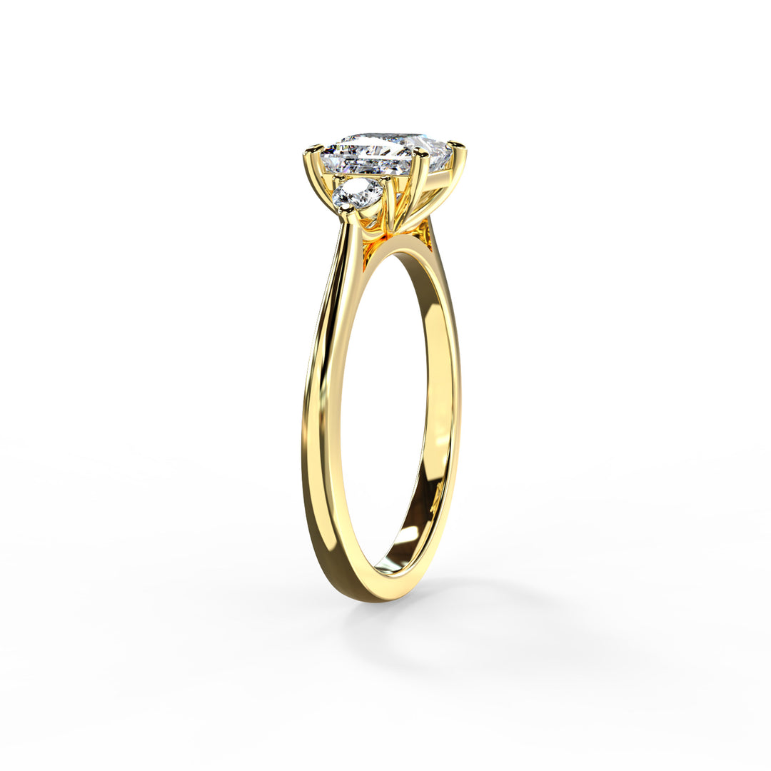 Lyla Princess Trilogy Engagement ring